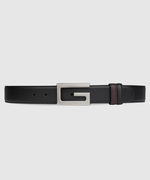 A-43842<br><b>GUCCI</b><br>리버시블 스퀘어 G 버클 3.5cm 벨트</b><br>[매장가-80만원대]