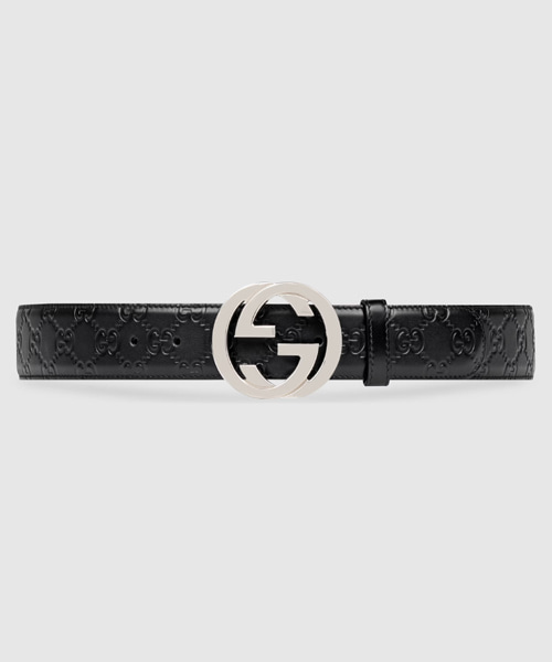A-43840<br><b>GUCCI</b><br>인터로킹 G 버클 벨트</b><br>[매장가-80만원대]