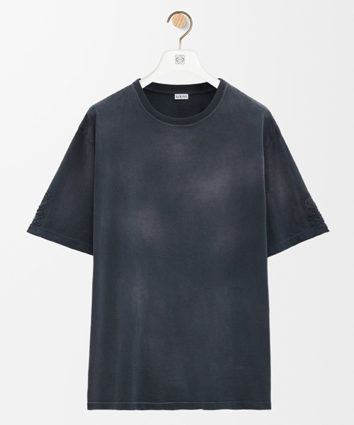 T-31571<br><b>LOEWE</b><br>애너그램 컷아웃 디테일 코튼 티셔츠</b><br>[매장가-90만원대]