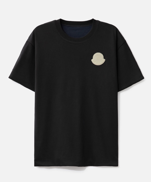 T-31564<br><b>MONCLER</b><br>로고 패치 리버서블 코튼 티셔츠</b><br>[매장가-60만원대]