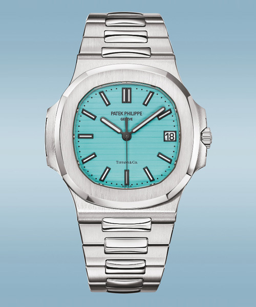 A-43885<br><b>PATEK PHILIPPE</b><br>노틸러스 티파니 앤 코 블루 다이얼</b><br>[매장가-7600만원대]
