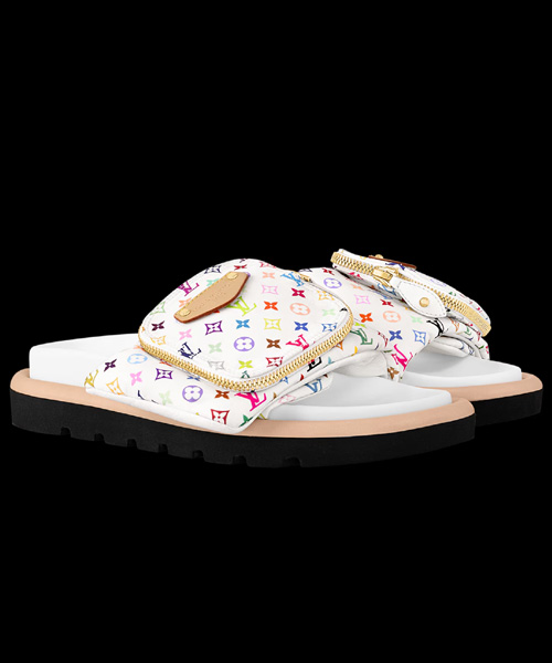 A-43815<br><b>LOUIS VUITTON x TAKASHI MURAKAMI</b><br>풀 필로우 플랫 컴포트 뮬</b><br>[매장가-150만원대]
