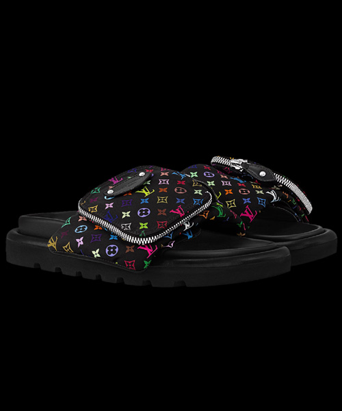 A-43814<br><b>LOUIS VUITTON x TAKASHI MURAKAMI</b><br>풀 필로우 플랫 컴포트 뮬</b><br>[매장가-140만원대]