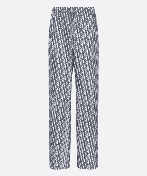 P-16377<br><b>DIOR</b><br>오블리크 프린트 실크 트윌 파자마 팬츠</b><br>[매장가-400만원대]