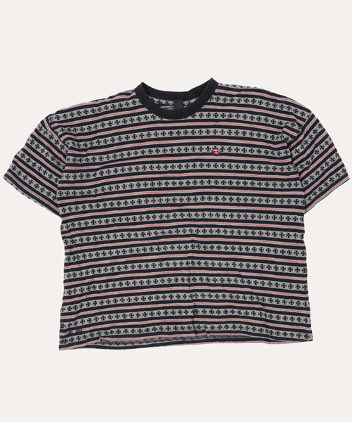 T-31604<br><b>CHROME HEARTS</b><br>틴스 프롬 마스 스트라이프 코튼 티셔츠</b><br>[매장가-80만원대]