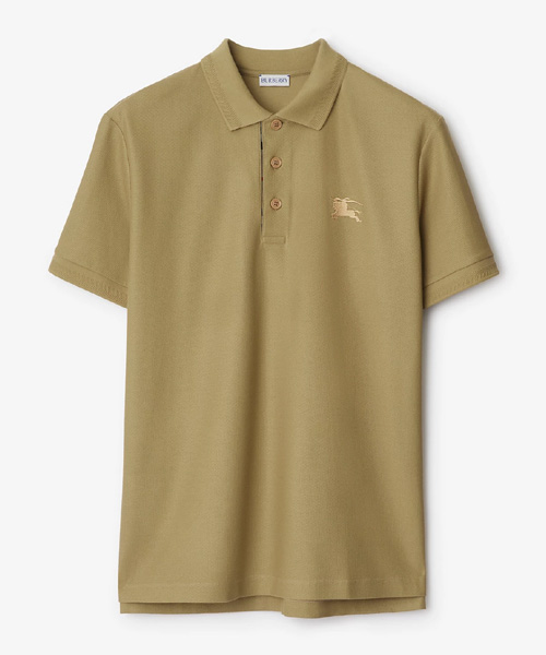 T-31599<br><b>BURBERRY</b><br>시그니처 자수 코튼 폴로 셔츠</b><br>[매장가-50만원대]
