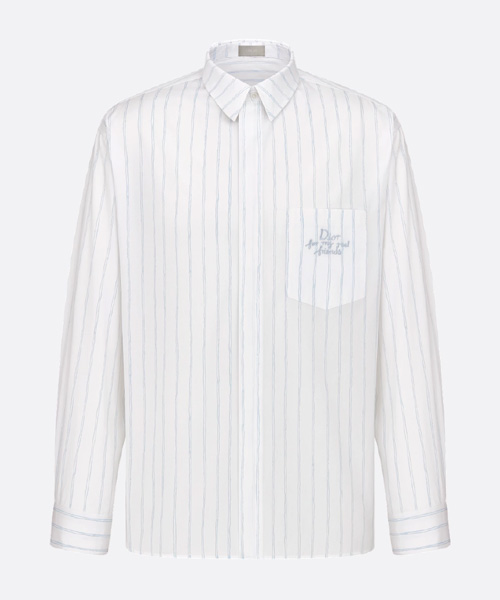 S-5696<br><b>DIOR</b><br>DIOR AND HYLTON NEL 스트라이프 셔츠</b><br>[매장가-160만원대]