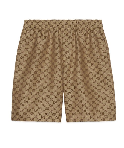 P-16385<br><b>GUCCI</b><br>GG 슈프림 리넨 쇼츠</b><br>[매장가-160만원대]