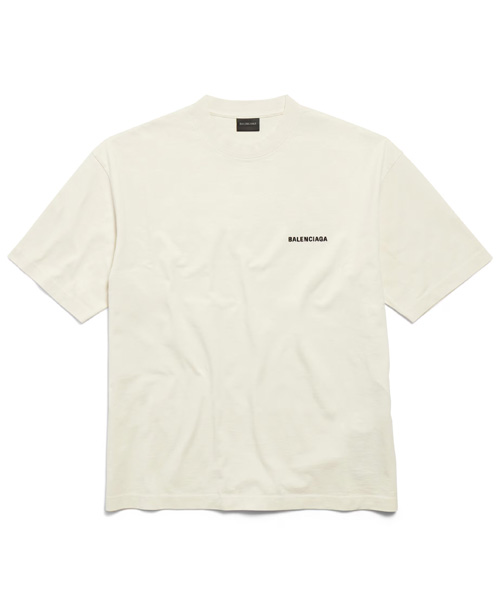 T-31615<br><b>BALENCIAGA</b><br>발렌시아가 백 미디엄 핏 티셔츠</b><br>[매장가-90만원대]