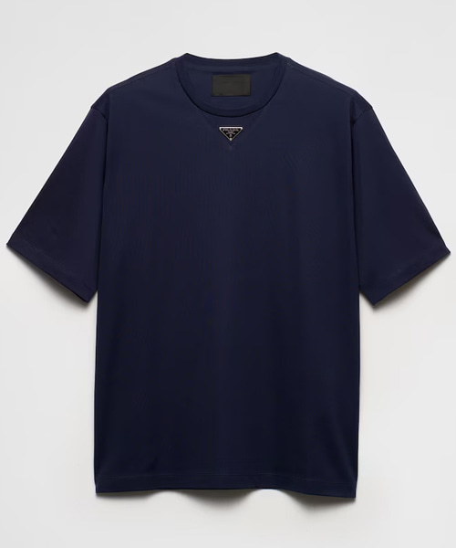 T-31628<br><b>PRADA</b><br>삼각로고 패치 코튼 티셔츠</b><br>[매장가-160만원대]