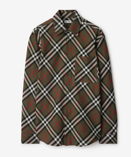 S-5706<br><b>BURBERRY</b><br>체크 코튼 셔츠</b><br>[매장가-80만원대]