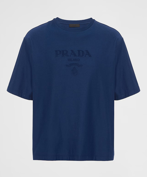 T-31645<br><b>PRADA</b><br>테크니컬 코튼 티셔츠</b><br>[매장가-200만원대]