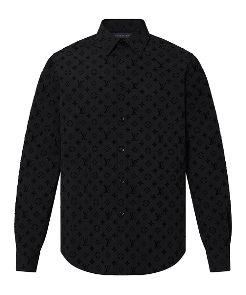 S-5723<br><b>LOUIS VUITTON</b><br>플록드 모노그램 클래식 셔츠</b><br>[매장가-200만원대]