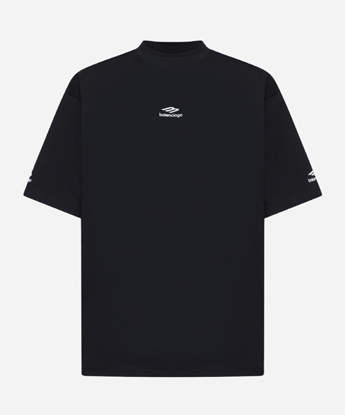 T-31686<br><b>BALENCIAGA</b><br>멀티 로고 자수 코튼 티셔츠</b><br>[매장가-90만원대]