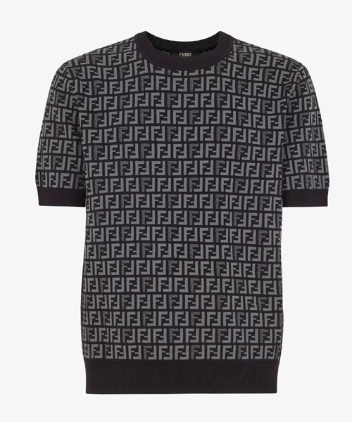 T-31668<br><b>FENDI</b><br>블랙 패브릭 스웨터</b><br>[매장가-150만원대]