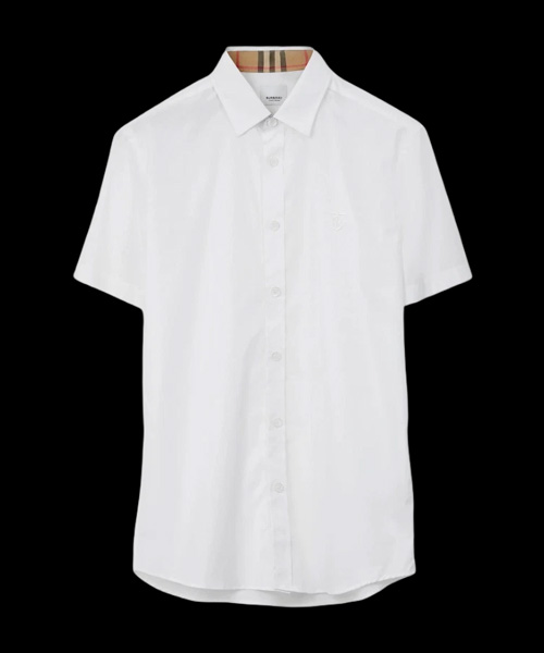 S-5716<br><b>BURBERRY</b><br>모노그램 모티프 스트레치 코튼 셔츠</b><br>[매장가-70만원대]