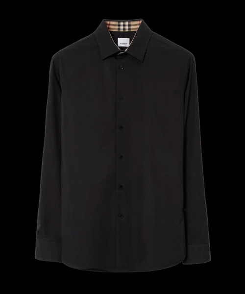 S-5718<br><b>BURBERRY</b><br>모노그램 모티프 스트레치 코튼 포플린 셔츠</b><br>[매장가-70만원대]