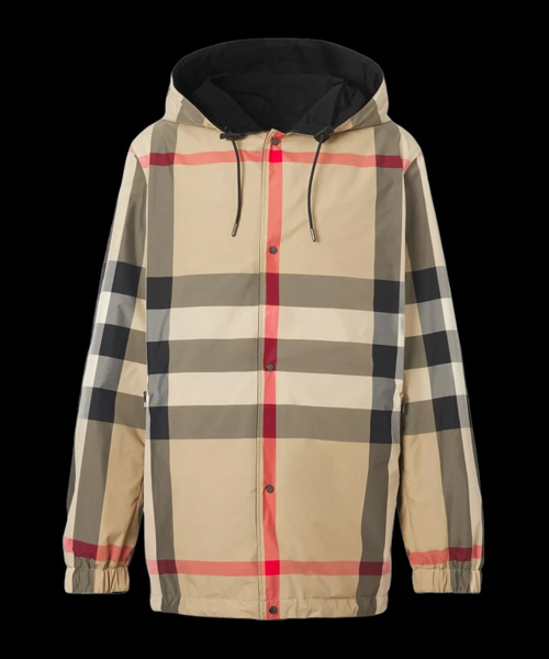 JK-24877<br><b>BURBERRY</b><br>리버시블 체크 후드 자켓</b><br>[매장가-170만원대]