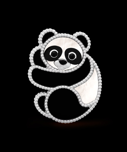 A-44117<br><b>VANCLEEF & ARPELS</b><br>럭키 애니멀 팬더 클립</b><br>[매장가-1200만원대]