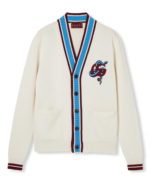 JK-24890<br><b>GUCCI</b><br>스네이크 자수 울 니트 가디건</b><br>[매장가-350만원대]
