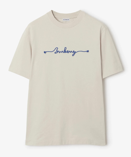 T-31711<br><b>BURBERRY</b><br>노트 로고 코튼 티셔츠</b><br>[매장가-70만원대]
