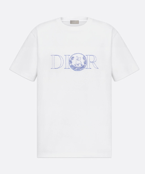 T-31710<br><b>DIOR</b><br>화이트 코튼 저지 티셔츠</b><br>[매장가-120만원대]
