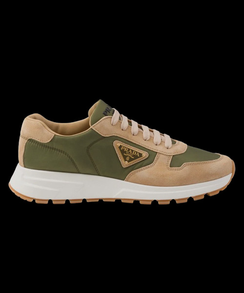 A-44142<br><b>PRADA</b><br>프랙스 01 리나일론 & 스웨이드 스니커즈</b><br>[매장가-130만원대]