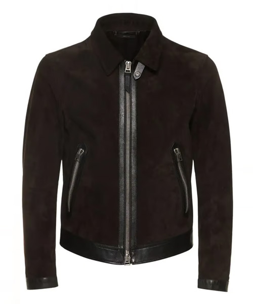 JK-24885<br><b>TOM FORD</b><br>버터리 스웨이드 콘트라스트 자켓</b><br>[매장가-1100만원대]