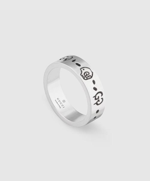 A-44221<br><b>GUCCI</b><br>925실버 고스트 링 6mm</b><br>[매장가-50만원대]