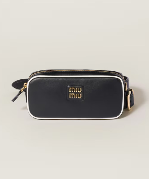 A-44212<br><b>MIU MIU</b><br>로고 가죽 벨트 백</b><br>[매장가-190만원대]