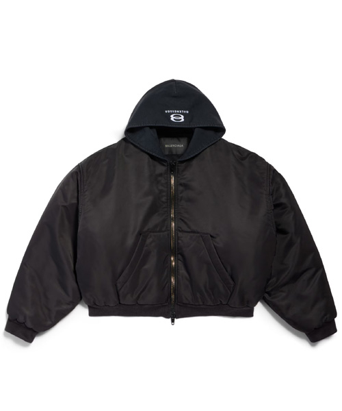 JK-24896<br><b>BALENCIAGA</b><br>후디드 보머</b><br>[매장가-420만원대]