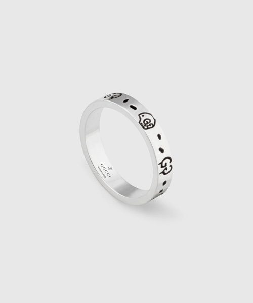 A-44222<br><b>GUCCI</b><br>925실버 고스트 링 4mm</b><br>[매장가-50만원대]