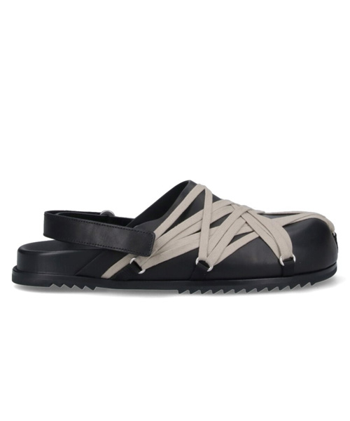A-44200<br><b>RICK OWENS</b><br>MEGALACED 레더 뮬</b><br>[매장가-110만원대]