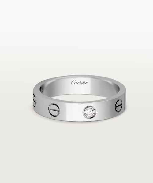 A-44266<br><b>CARTIER</b><br>LOVE 웨딩 밴드 다이아몬드 1개</b><br>[매장가-360만원대]