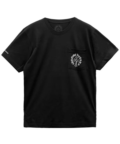 T-31771<br><b>CHROME HEARTS</b><br>트리플 크로스 로고 숏 슬리브 티셔츠</b><br>[매장가-100만원대]