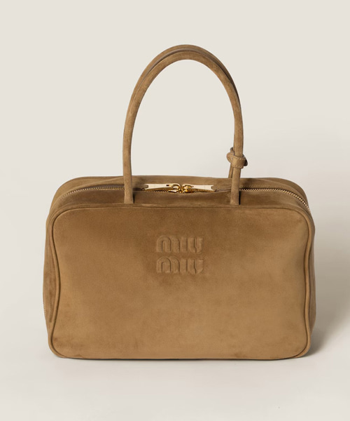 A-44301<br><b>MIU MIU</b><br>스웨이드 보 백</b><br>[매장가-400만원대]