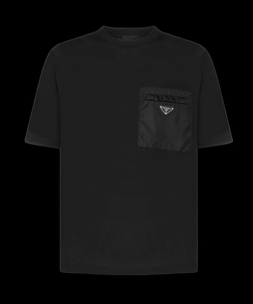 T-31783<br><b>PRADA</b><br>리나일론 저지 티셔츠</b><br>[매장가-90만원대]