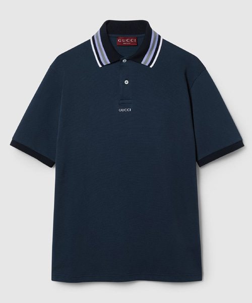 T-31804<br><b>GUCCI</b><br>엠브로이더리 코튼 폴로 셔츠</b><br>[매장가-120만원대]
