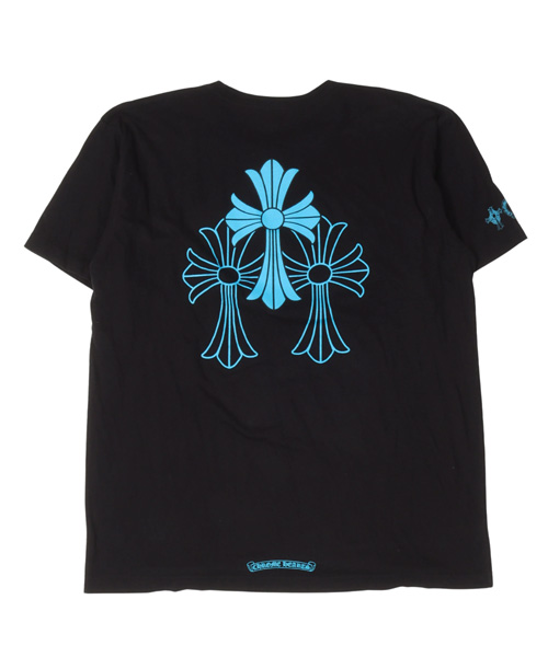 T-31787<br><b>CHROME HEARTS</b><br>크로스 프린트 코튼 티셔츠</b><br>[매장가-80만원대]