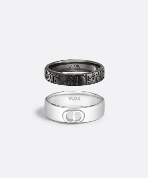 A-44375<br><b>DIOR</b><br>디올 오블리크 반지 세트</b><br>[매장가-90만원대]