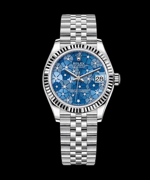 A-44427<br><b>ROLEX</b><br>데이트저스트 31mm 278274 플로럴 모티프 아주로 블루</b><br>[매장가-1300만원대]