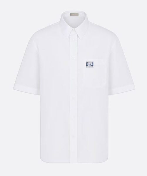 S-5764<br><b>DIOR</b><br>코튼 포플린 숏 슬리브 셔츠</b><br>[매장가-110만원대]
