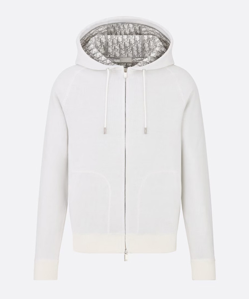 JK-24921<br><b>DIOR</b><br>코튼 캐시미어 니트 후드 트랙 재킷</b><br>[매장가-300만원대]