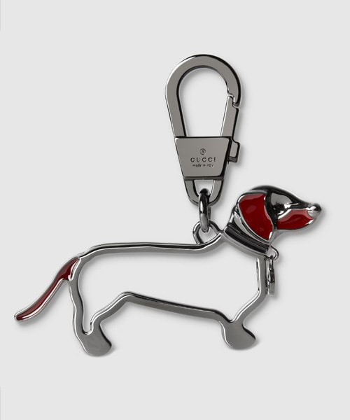 A-44456<br><b>GUCCI</b><br>인터로킹 G 도그 키 체인</b><br>[매장가-70만원대]