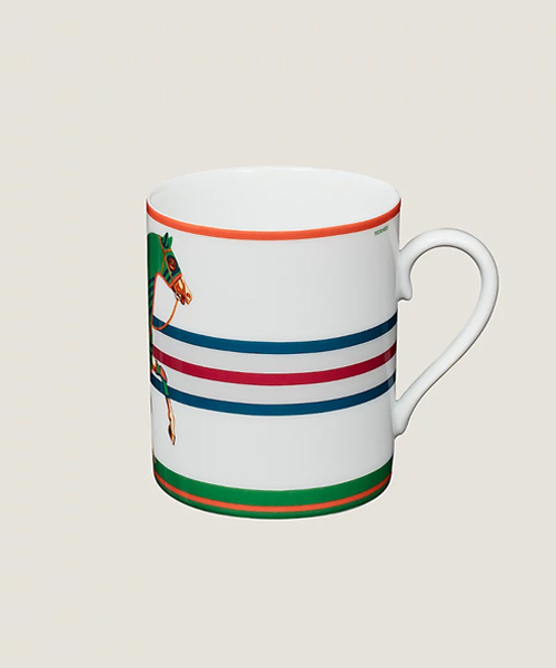 A-44465<br><b>HERMES</b><br>슈발 어 웍 커버추어 머그컵</b><br>[매장가-20만원대]