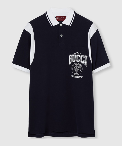 T-31863<br><b>GUCCI</b><br>로고 프린트 피케 폴로 셔츠</b><br>[매장가-100만원대]