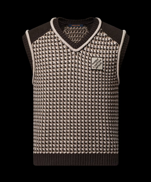 T-31887<br><b>LOUIS VUITTON</b><br>코튼 자카드 베스트</b><br>[매장가-180만원대]