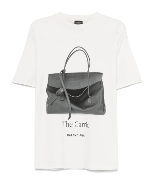 T-31885<br><b>BALENCIAGA</b><br>백 프린트 코튼 티셔츠</b><br>[매장가-110만원대]