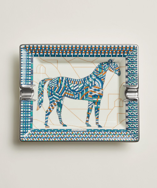 A-44498<br><b>HERMES</b><br>CHEVAL DECO 재떨이</b><br>[매장가-100만원대]