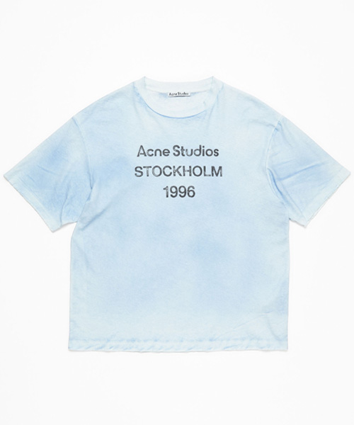 T-31877<br><b>ACNE</b><br>로고 스탬프 코튼 티셔츠</b><br>[매장가-30만원대]